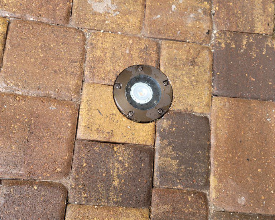 Perfect Core Drilled In-Paver Lights